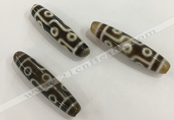 DZI541 13*55mm - 13*58mm drum tibetan agate dzi beads wholesale