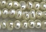 FWP04 14.5 inches 1.8mm - 2.1mm potato white freshwater pearl strands