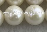 FWP117 15 inches 10mm - 11mm potato white freshwater pearl strands