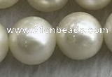 FWP127 15 inches 11mm - 12mm potato white freshwater pearl strands