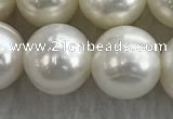 FWP129 15 inches 10mm - 11mm potato white freshwater pearl strands