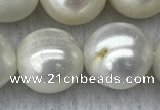 FWP131 15 inches 12mm - 13mm potato white freshwater pearl strands