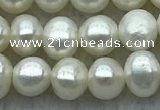 FWP26 14.5 inches 4mm - 4.5mm potato white freshwater pearl strands