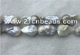 FWP364 15 inches 20mm - 22mm baroque freshwater nucleated pearl beads