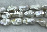 FWP368 15 inches 18mm - 22mm baroque freshwater nucleated pearl beads