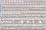 FWP454 half-drilled 5-5.5mm bread freshwater pearl beads