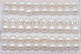 FWP461 half-drilled 8.5-9mm bread freshwater pearl beads