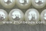 FWP77 15 inches 7mm - 8mm potato white freshwater pearl strands