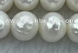 FWP86 15 inches 8mm - 9mm potato white freshwater pearl strands
