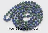 GMN526 Hand-knotted 8mm, 10mm chrysocolla 108 beads mala necklaces