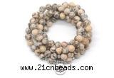GMN7065 8mm feldspar 108 mala beads wrap bracelet necklaces