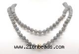 GMN8043 18 - 36 inches 8mm, 10mm grade A labradorite 54, 108 beads mala necklaces