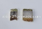 NGC1042 15*25mm – 25*30mm freeform citrine connectors wholesale