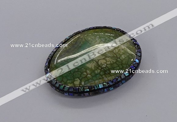 NGC1892 40*50mm - 45*55mm freeform agate gemstone connectors