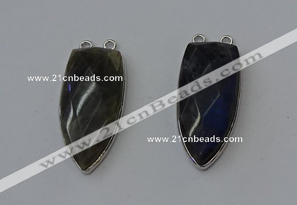 NGC5150 16*35mm - 18*40mm arrowhead labradorite connectors