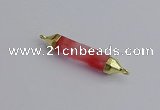 NGC5946 8*40mm tube cherry quartz connectors wholesale