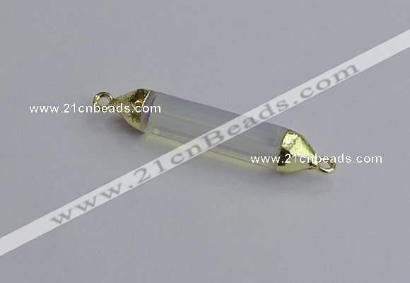 NGC5948 8*40mm tube opal connectors wholesale