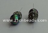 NGC6618 12*22mm - 13*20mm teardrop shell pearl connectors