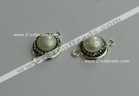 NGC6640 16mm coin pearl connectors wholesale