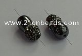 NGC6644 10*22mm teardrop hematite connectors wholesale