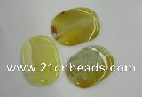 NGC72 40*55mm - 55*65mm freeform agate connectors wholesale