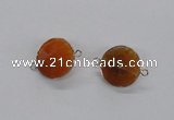 NGC876 15*20mm bicone agate gemstone connectors wholesale