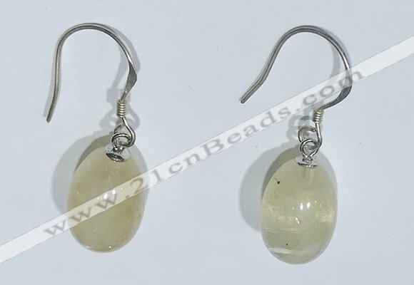 NGE414 10*14mm teardrop citrine earrings wholesale