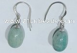 NGE418 10*14mm teardrop amazonite earrings wholesale