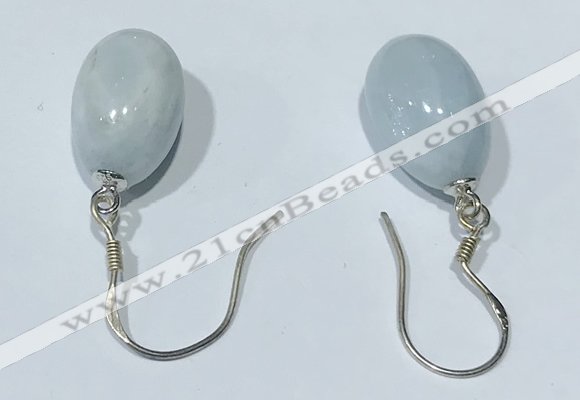 NGE419 10*14mm teardrop aquamarine earrings wholesale