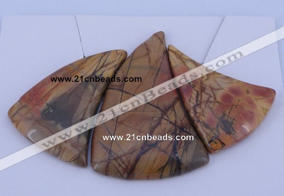 NGP07 Picasso jasper gemstone pendants set jewelry wholesale