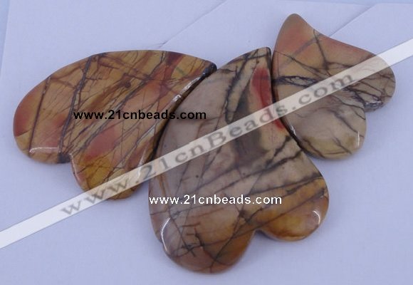 NGP08 Picasso jasper gemstone pendants set jewelry wholesale