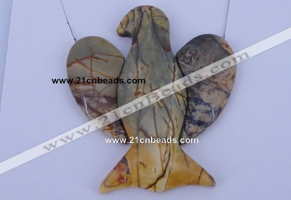 NGP10 Picasso jasper gemstone pendants set jewelry wholesale