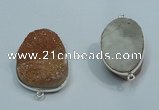 NGP1040 20*30mm - 25*35mm freeform druzy agate beads pendant