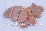 NGP105 Dyed imperial jasper gemstone pendants set jewelry wholesale