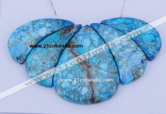 NGP106 Dyed imperial jasper gemstone pendants set jewelry wholesale