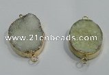 NGP1060 20*30mm - 25*35mm freeform druzy agate beads pendant