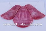 NGP112 Dyed rhodochrosite gemstone pendants set jewelry wholesale