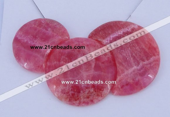 NGP114 Dyed rhodochrosite gemstone pendants set jewelry wholesale