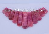 NGP115 Dyed rhodochrosite gemstone pendants set jewelry wholesale