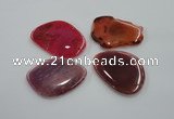 NGP1171 35*50mm - 45*65mm freeform agate gemstone pendants wholesale