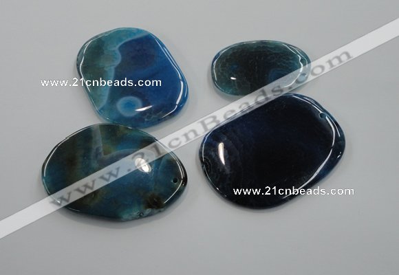 NGP1172 35*50mm - 45*65mm freeform agate gemstone pendants wholesale