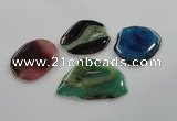 NGP1181 40*50mm - 50*70mm freeform agate gemstone pendants wholesale