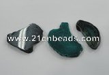 NGP1196 30*50mm - 40*70mm freeform agate gemstone pendants wholesale