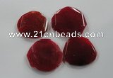 NGP1209 40*45mm - 50*65mm freeform agate gemstone pendants wholesale