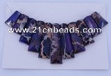 NGP121 Dyed imperial jasper gemstone pendants set jewelry wholesale