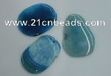 NGP1236 45*60mm - 50*70mm freeform agate gemstone pendants wholesale