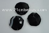 NGP1242 40*50mm - 45*55mm freeform agate gemstone pendants wholesale