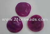 NGP1243 40*50mm - 45*55mm freeform agate gemstone pendants wholesale