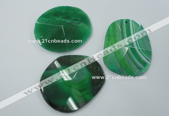 NGP1247 40*50mm - 45*55mm freeform agate gemstone pendants wholesale