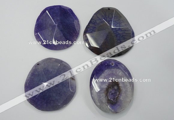 NGP1249 40*50mm - 45*55mm freeform agate gemstone pendants wholesale